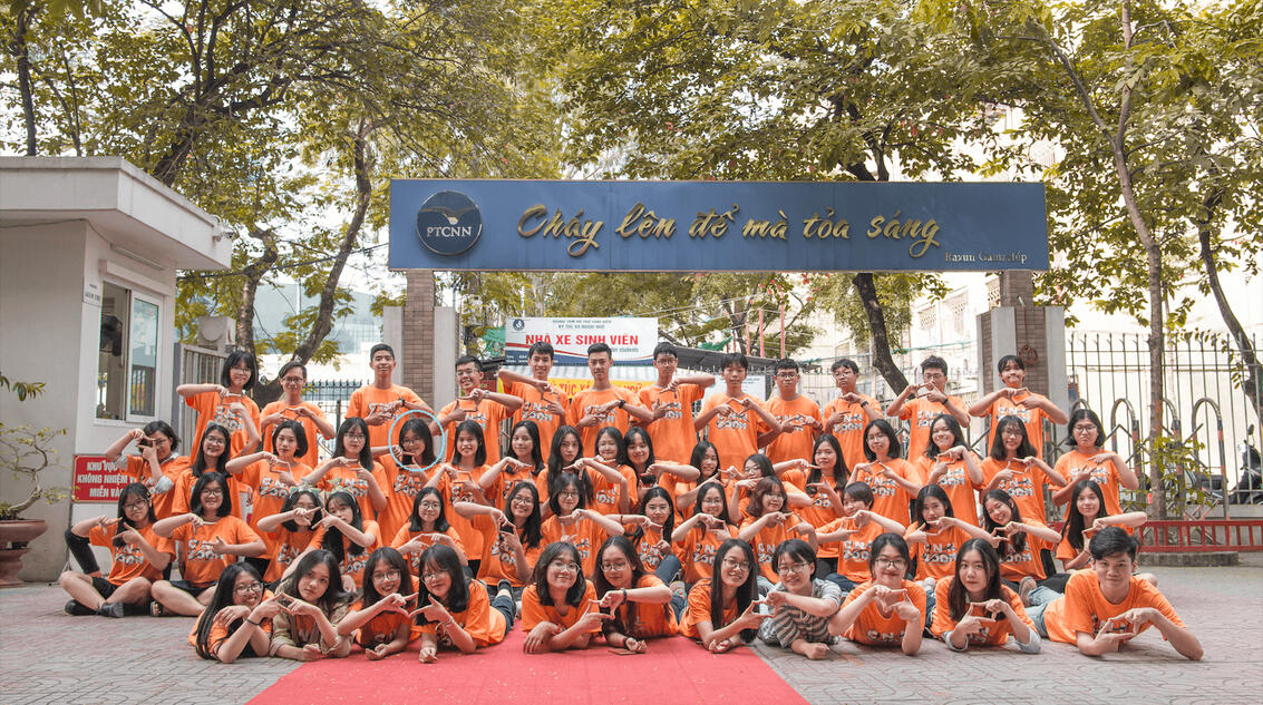 Our club's photo at the beginning of the semester